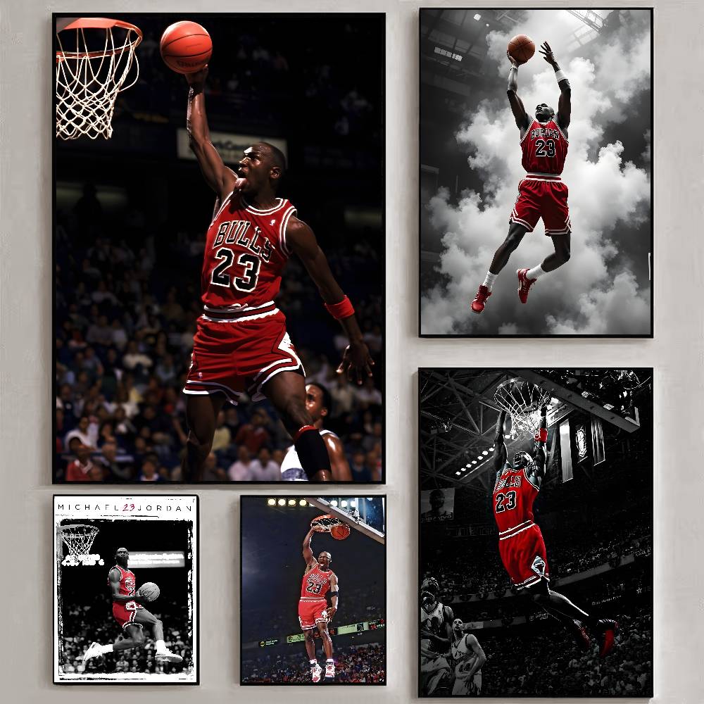 Badminton Zone - Poster Seni GOAT Basketball M-Michael J-Jordan