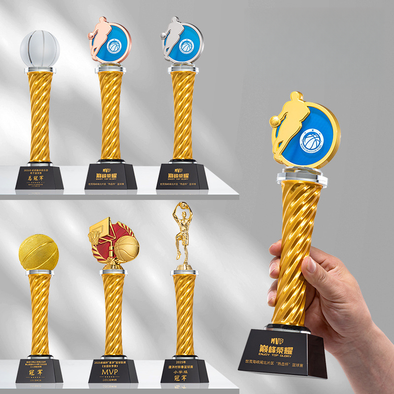 Badminton Championship - Piala kristal seri olahraga bola basket