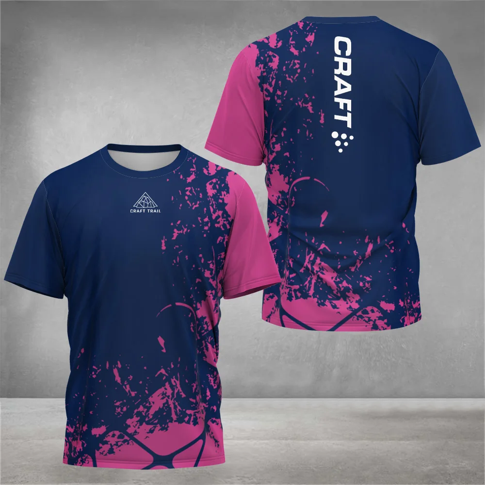 Badminton Aesthetic - Kaus Leher Kru Cetak Tie-Dye Fashion