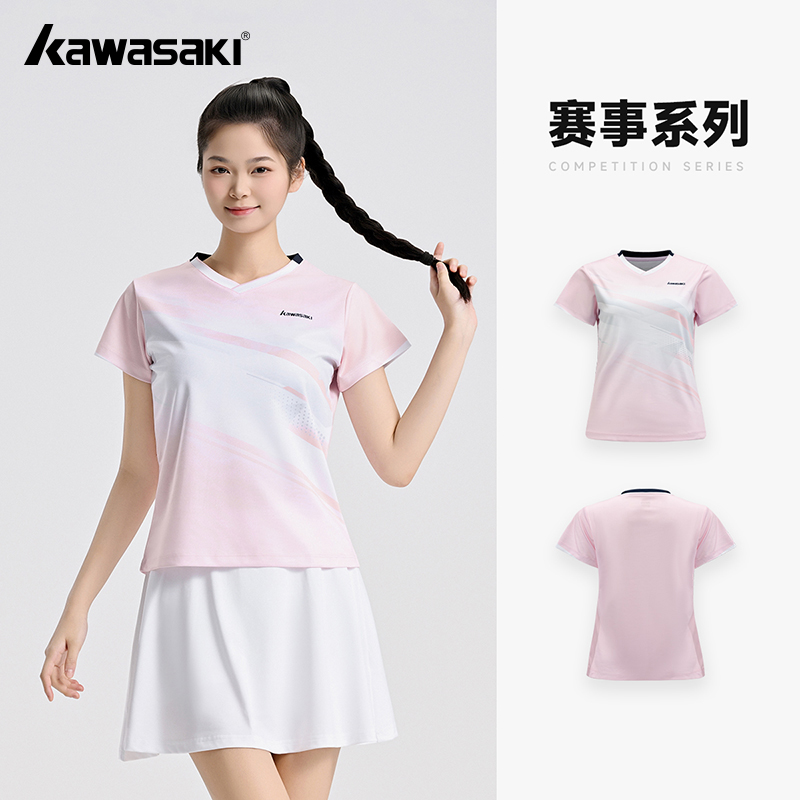 Badminton Aesthetic - Kaos Bulu Tangkis Wanita Asli Kawasaki,