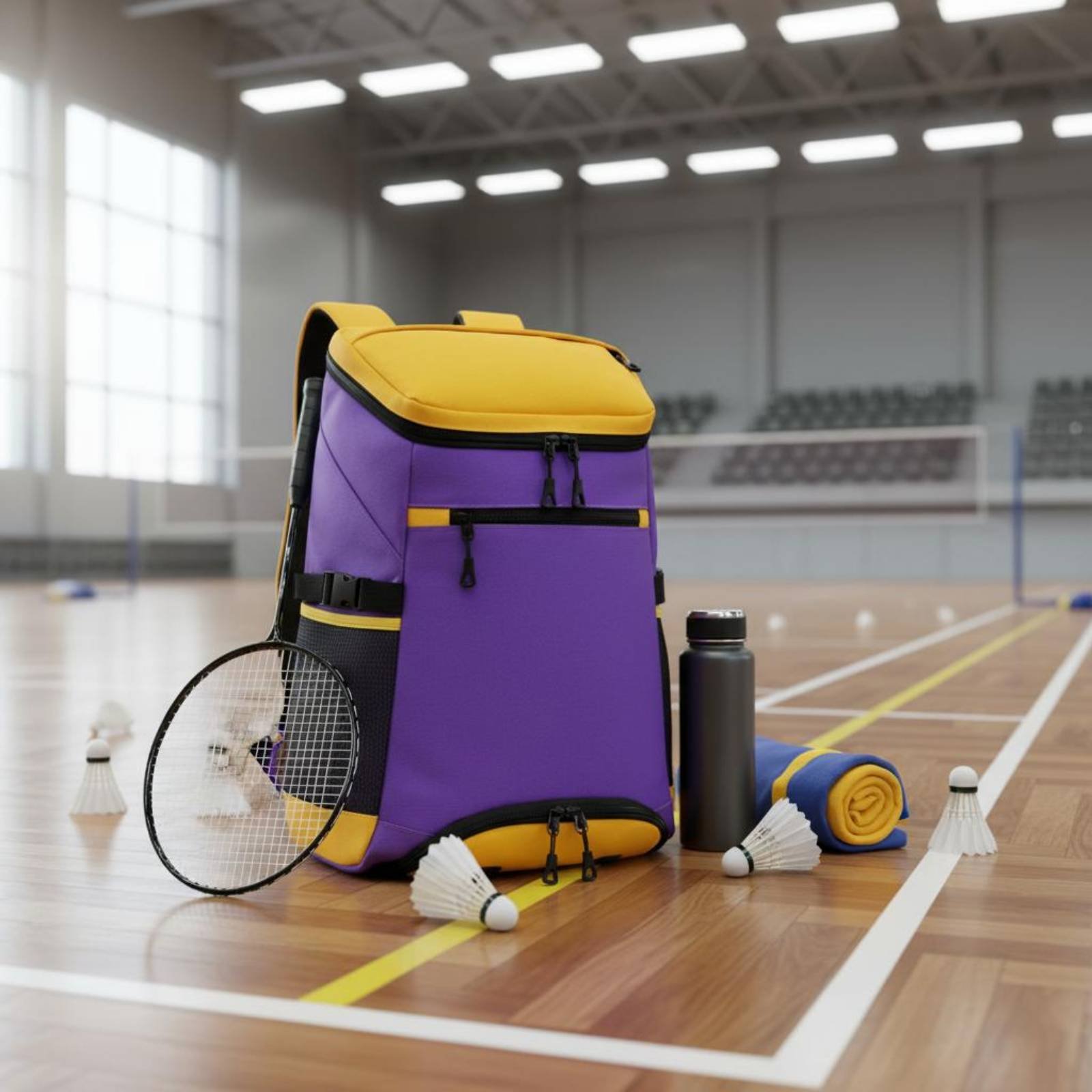 Ransel Bulu Tangkis Kapasitas  - Badminton Badminton ulasan dan harga