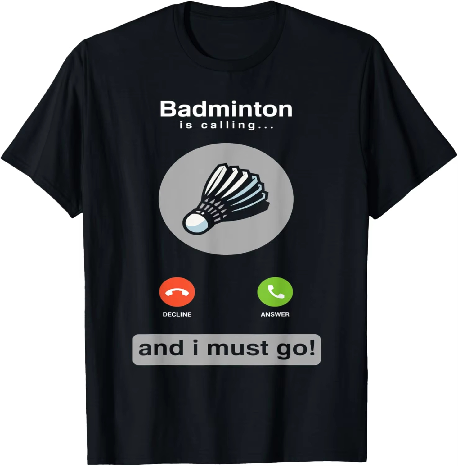 Kaus Bulu Tangkis Lucu Kaus Ha - Badminton Is Calling ulasan dan harga
