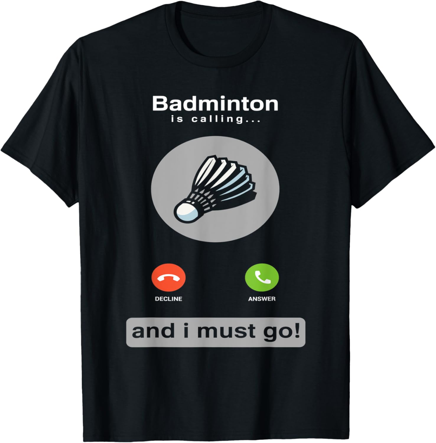 Kaus Bulu Tangkis Lucu Kaus Ha - Badminton Is Calling ulasan dan harga
