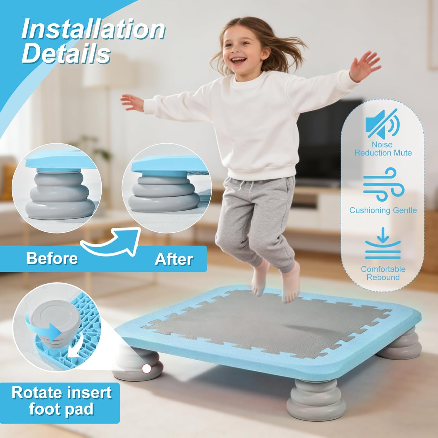 Trampolin Anak, Tempat Lompat  - Training Net Mini ulasan dan harga