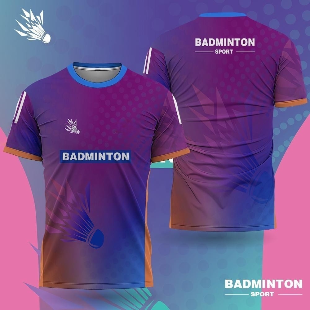 Pakaian Bulu Tangkis Pria Kaos - Badminton Aesthetic ulasan dan harga