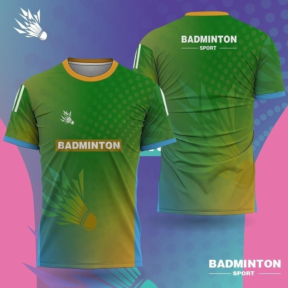 Pakaian Bulu Tangkis Pria Kaos - Badminton Aesthetic ulasan dan harga