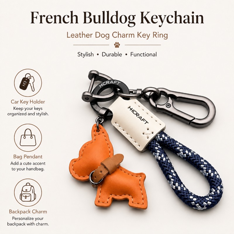 Gantungan Kunci Bulldog Pranci - String Tension Clip ulasan dan harga