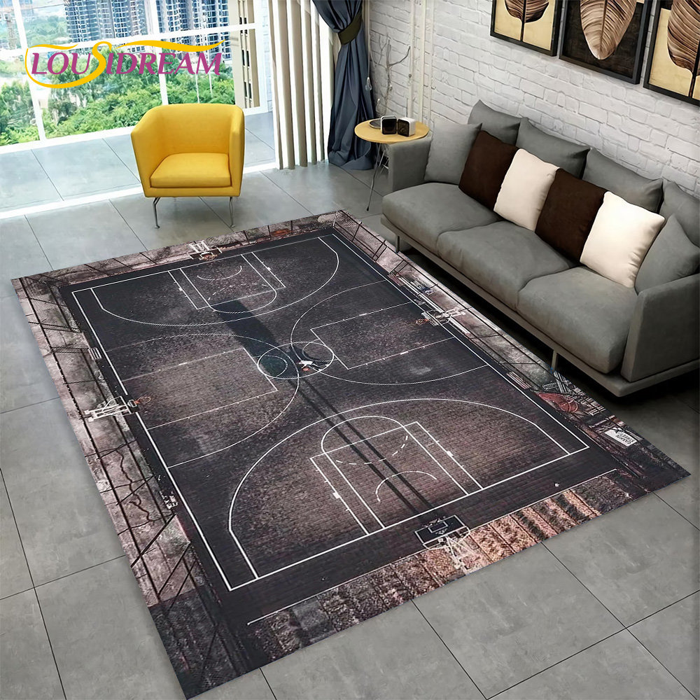 Karpet Area kartun basket 3D b - Badminton Zone ulasan dan harga