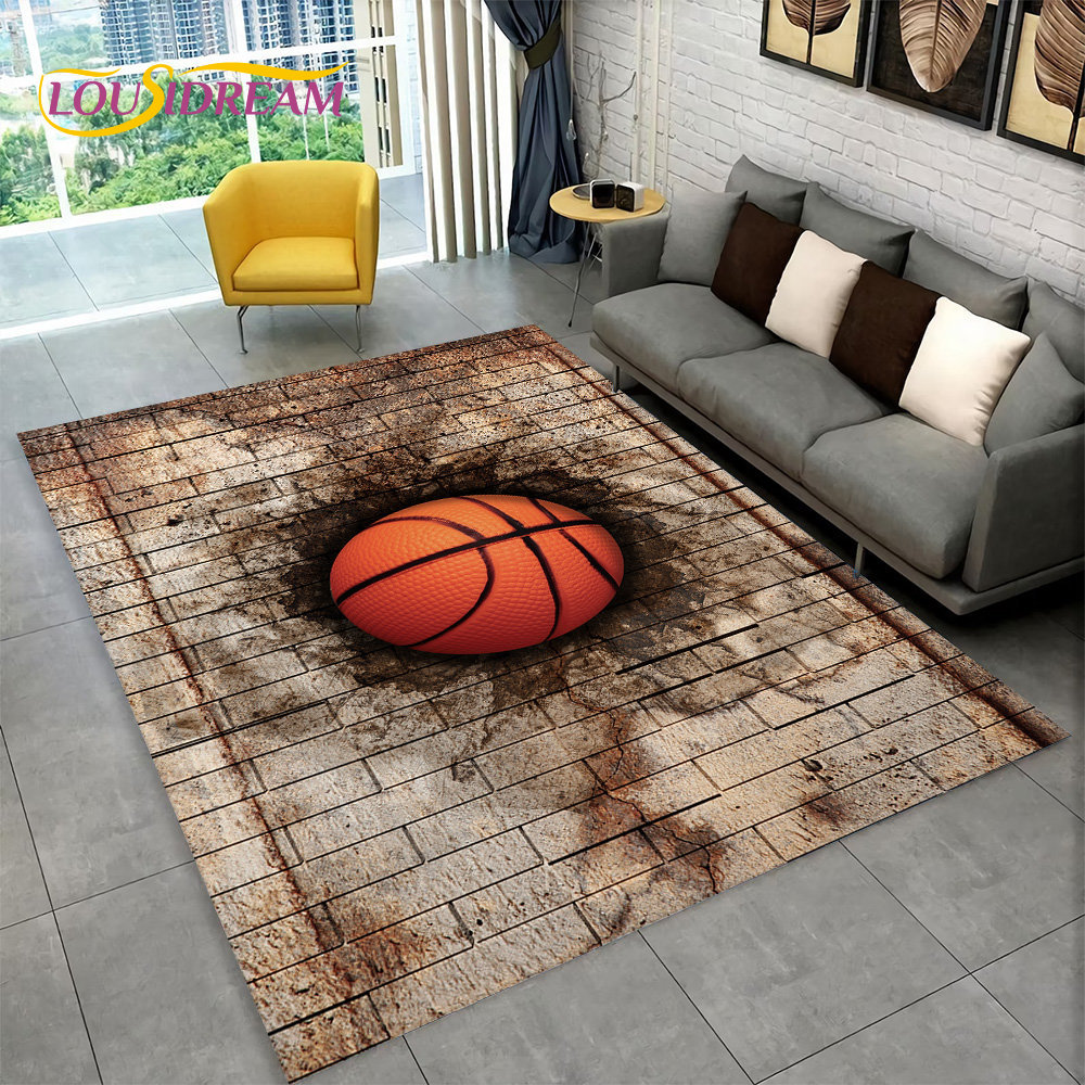 Karpet Area kartun basket 3D b - Badminton Zone ulasan dan harga