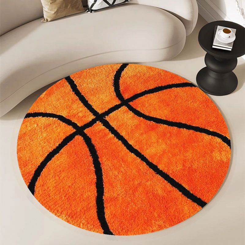 Karpet Bulat Pola Bola Basket  - Badminton Zone ulasan dan harga