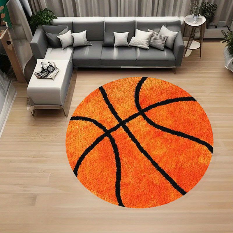 Karpet Bulat Pola Bola Basket  - Badminton Zone ulasan dan harga