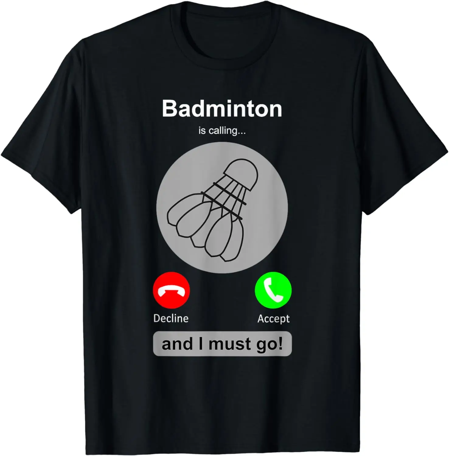 Kaos Badminton lucu kaos Badmi - Badminton Is Calling ulasan dan harga