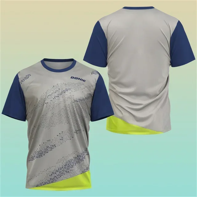 Kaos Tenis Meja 3D Printing Te - Badminton Aesthetic ulasan dan harga