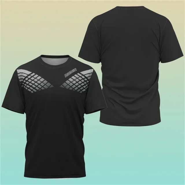 Kaos Tenis Meja 3D Printing Te - Badminton Aesthetic ulasan dan harga