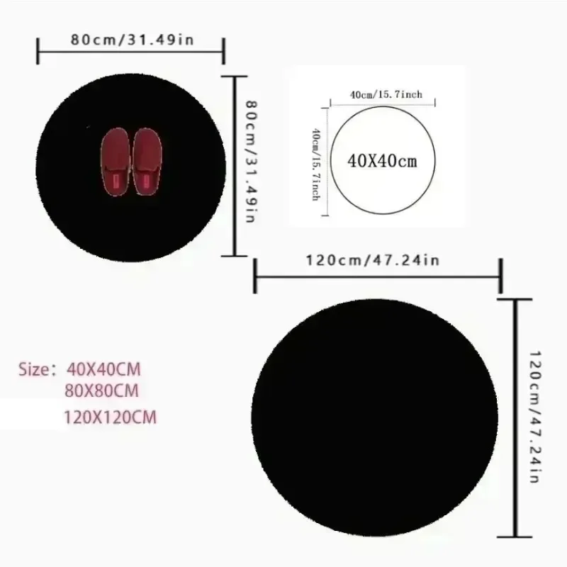 Karpet Bulat Bergambar Bola Ba - Badminton Zone ulasan dan harga